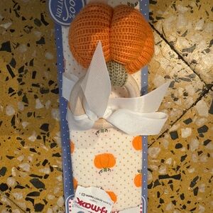 Orange and White Kids Accessory Set